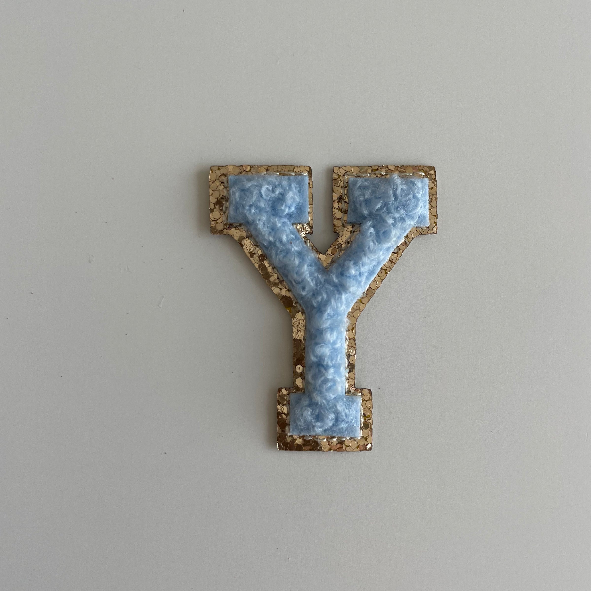 Micro Glitter Patch - Baby Blue