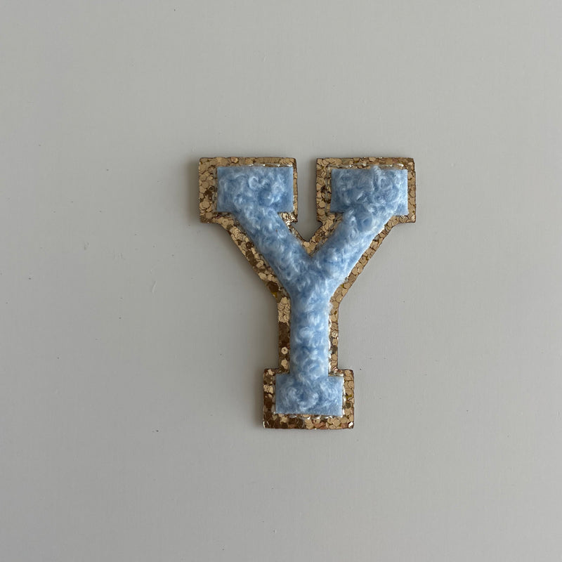 Micro Glitter Patch - Baby Blue