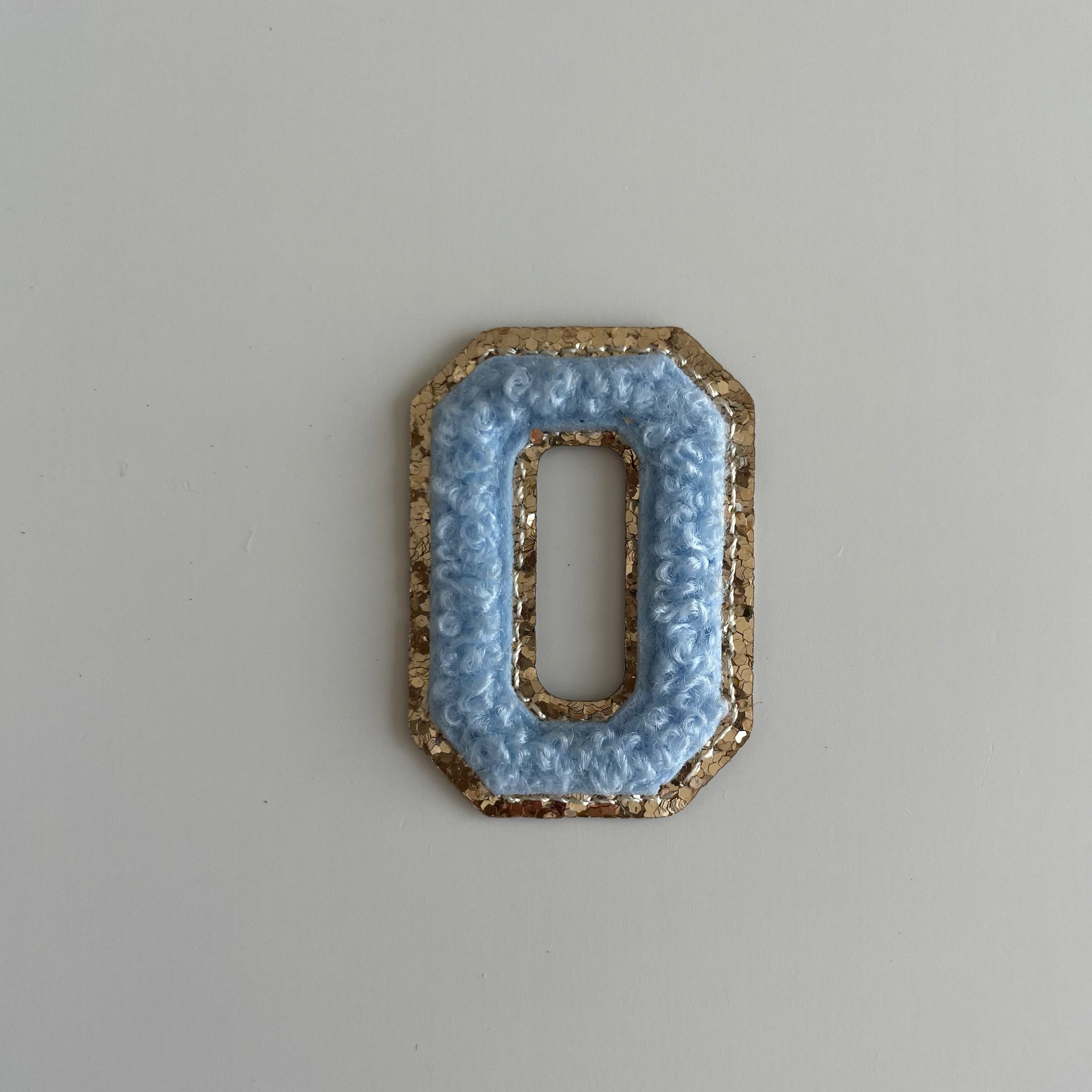 Micro Glitter Patch - Baby Blue