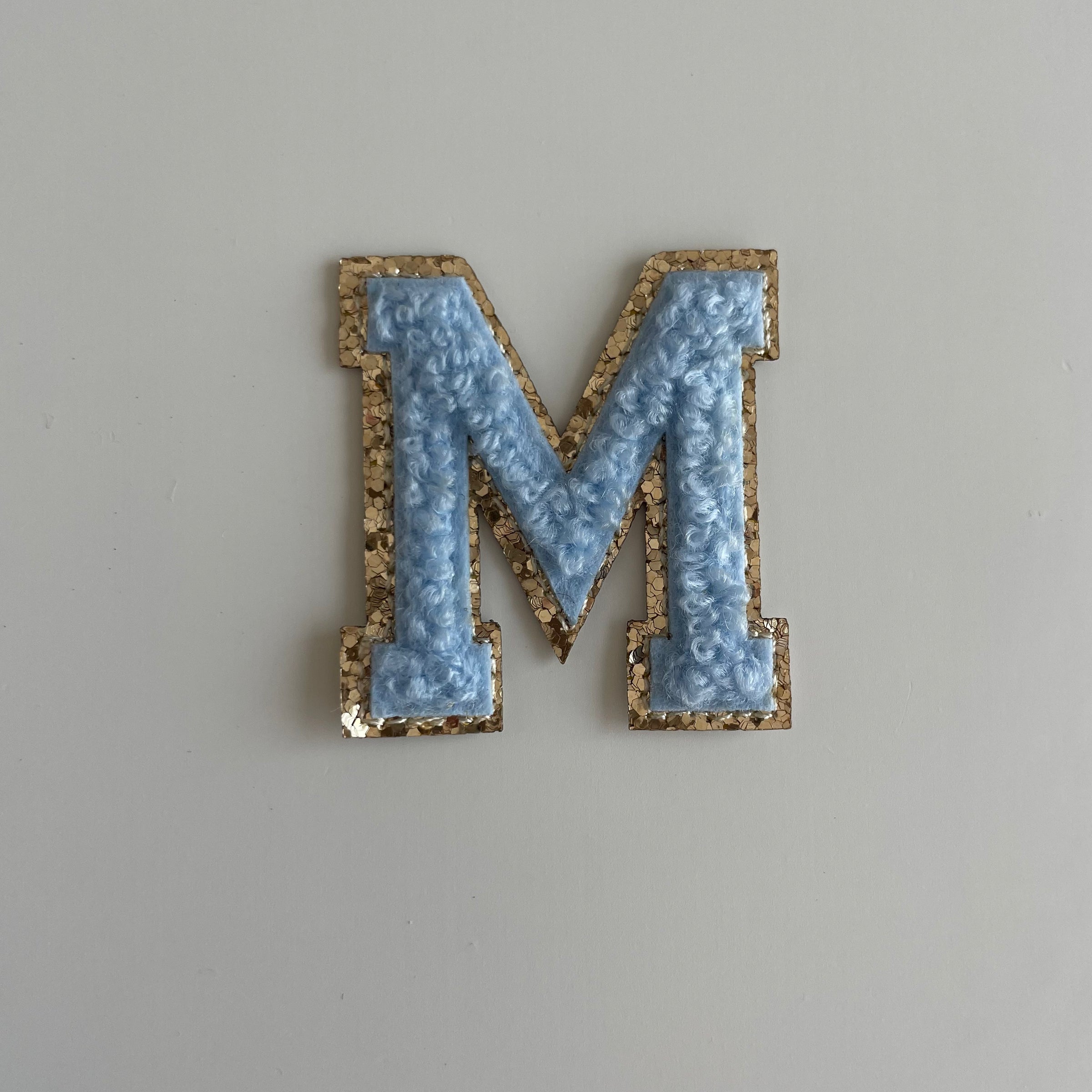 Micro Glitter Patch - Baby Blue