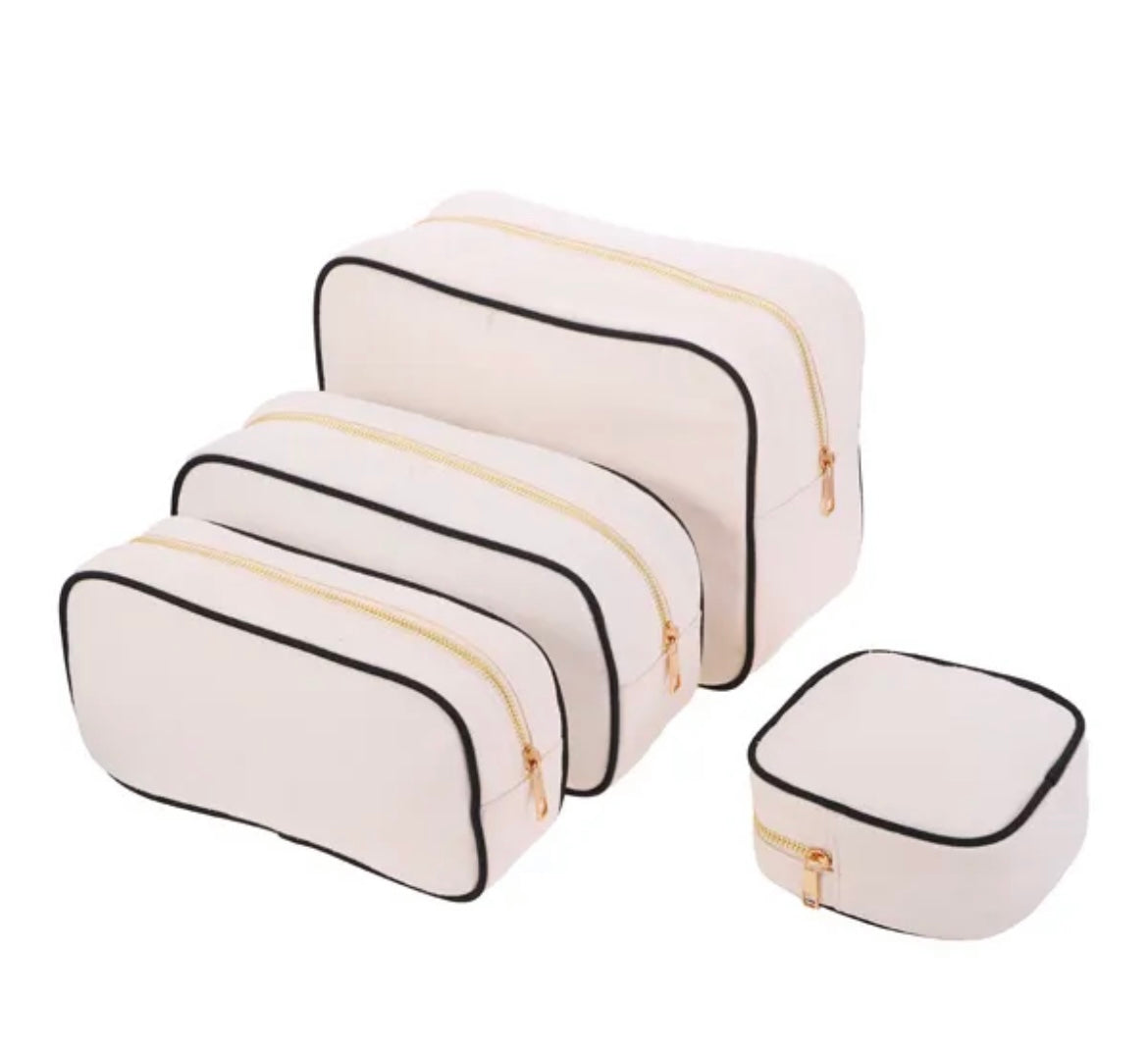 Country Club Canvas Pouches