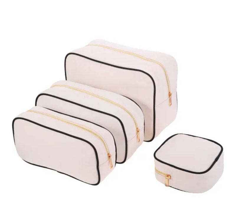 Country Club Canvas Pouches