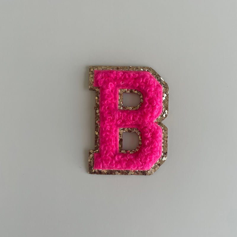 Micro Glitter Patch - Neon Pink