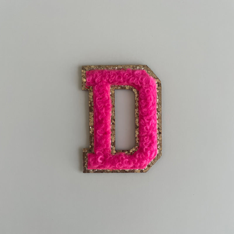 Micro Glitter Patch - Neon Pink