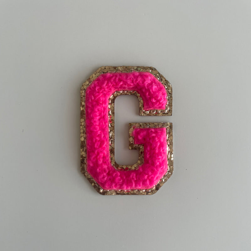 Micro Glitter Patch - Neon Pink
