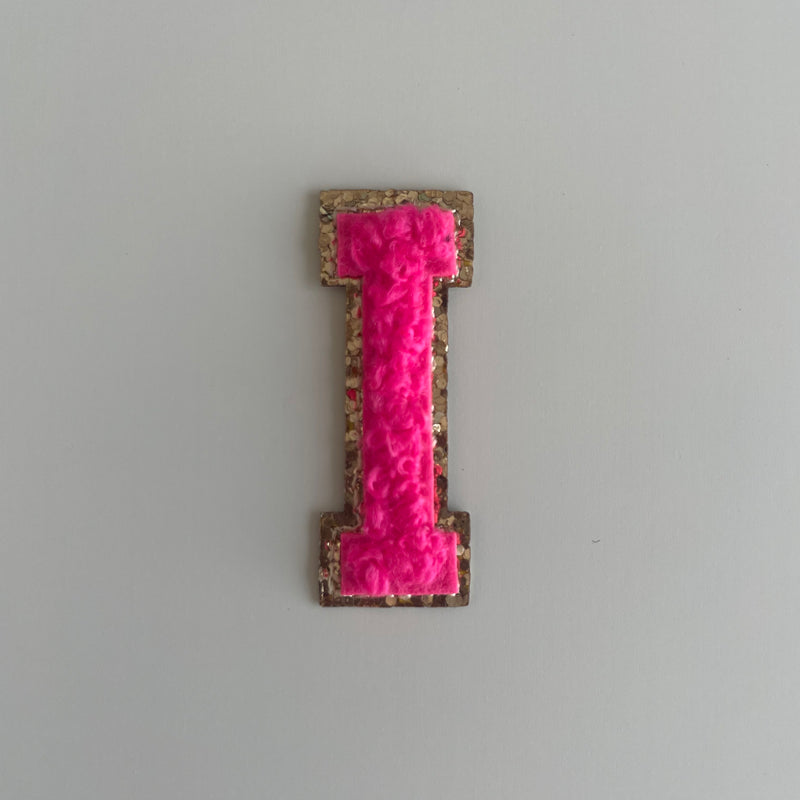 Micro Glitter Patch - Neon Pink