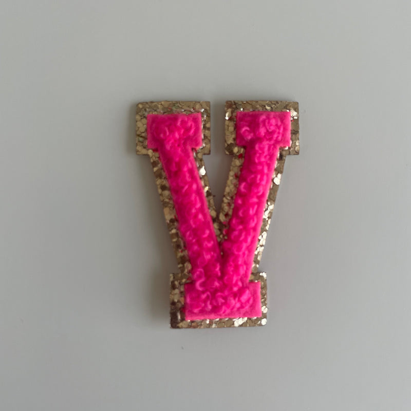 Micro Glitter Patch - Neon Pink