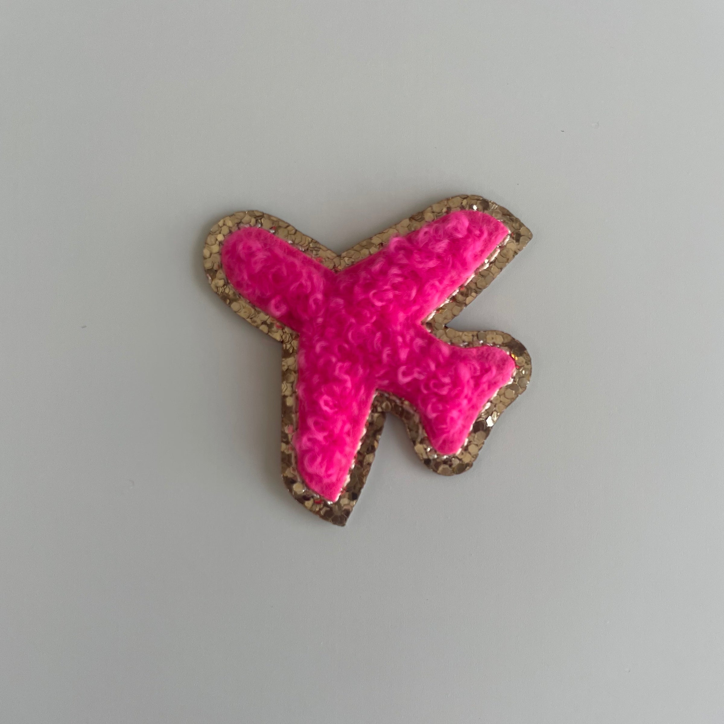 Micro Glitter Patch - Neon Pink