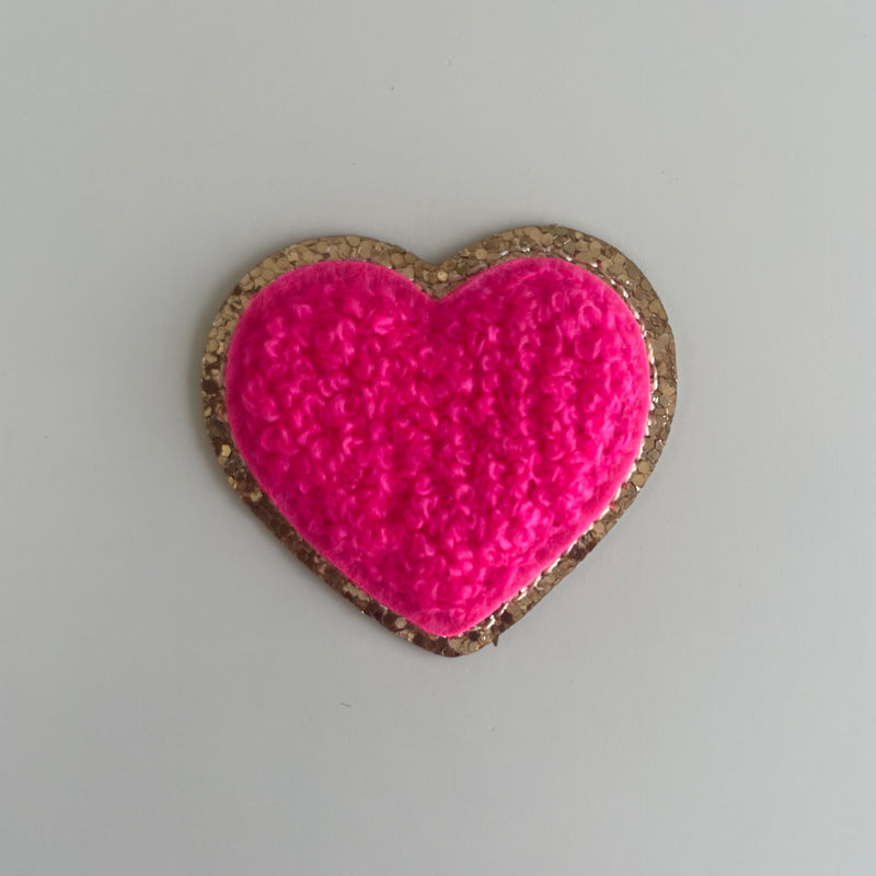 Micro Glitter Patch - Neon Pink