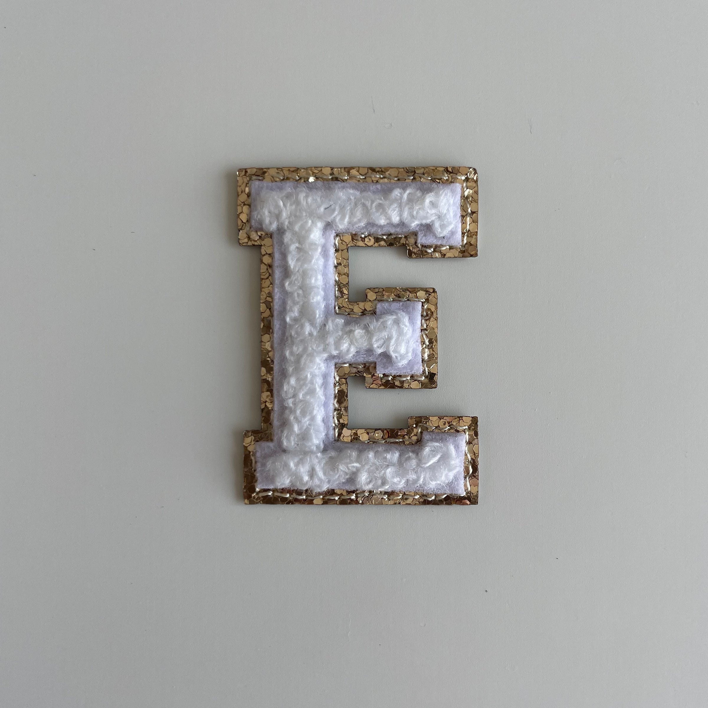 Micro Glitter Patch - White