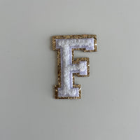 Micro Glitter Patch - White