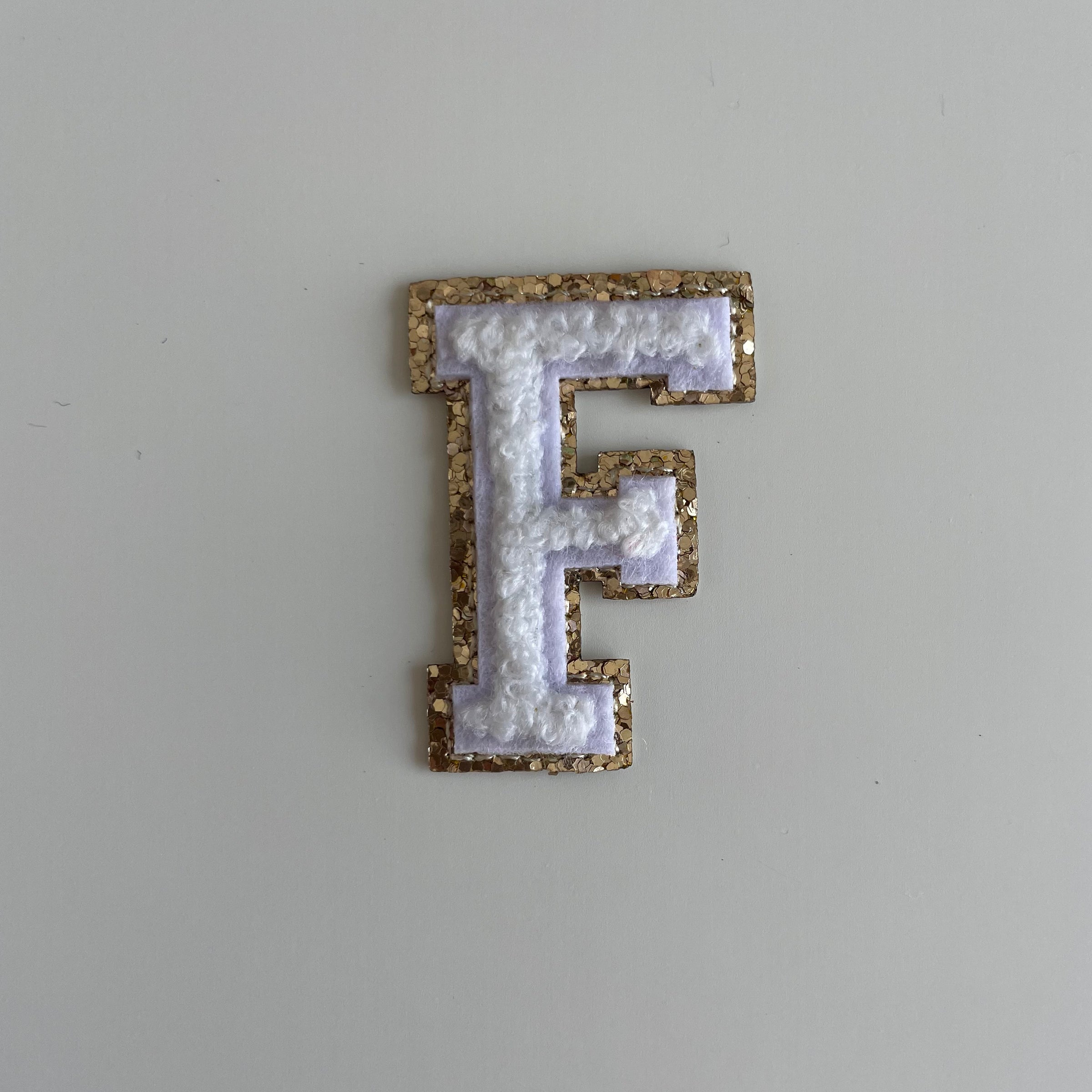 Micro Glitter Patch - White