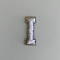 Micro Glitter Patch - White