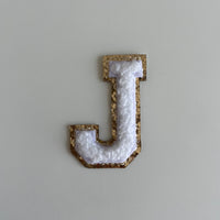 Micro Glitter Patch - White