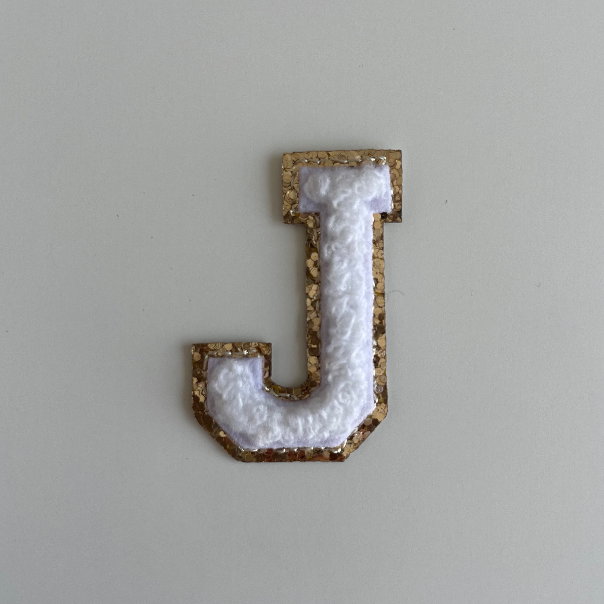 Micro Glitter Patch - White