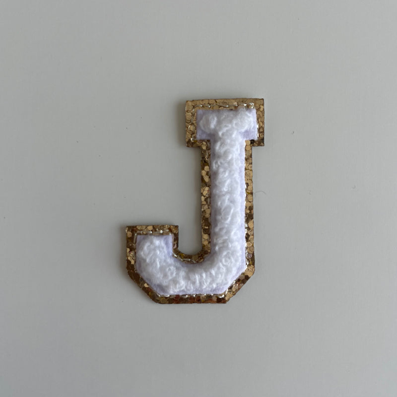 Micro Glitter Patch - White