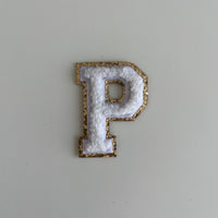 Micro Glitter Patch - White