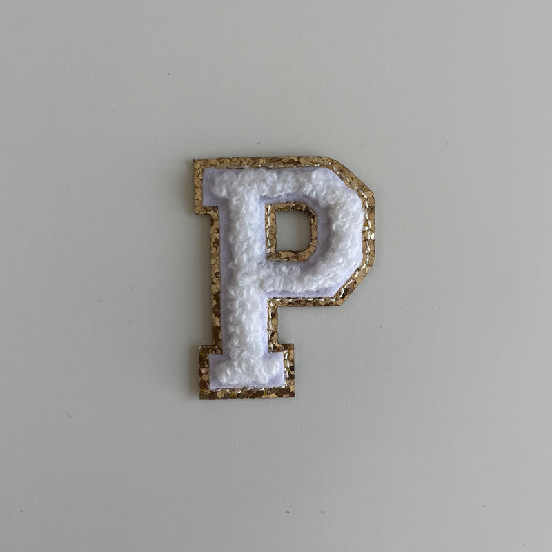 Micro Glitter Patch - White