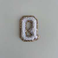 Micro Glitter Patch - White