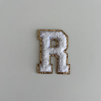 Micro Glitter Patch - White