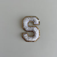 Micro Glitter Patch - White
