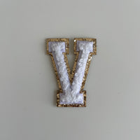 Micro Glitter Patch - White