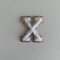 Micro Glitter Patch - White