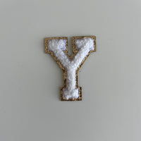 Micro Glitter Patch - White