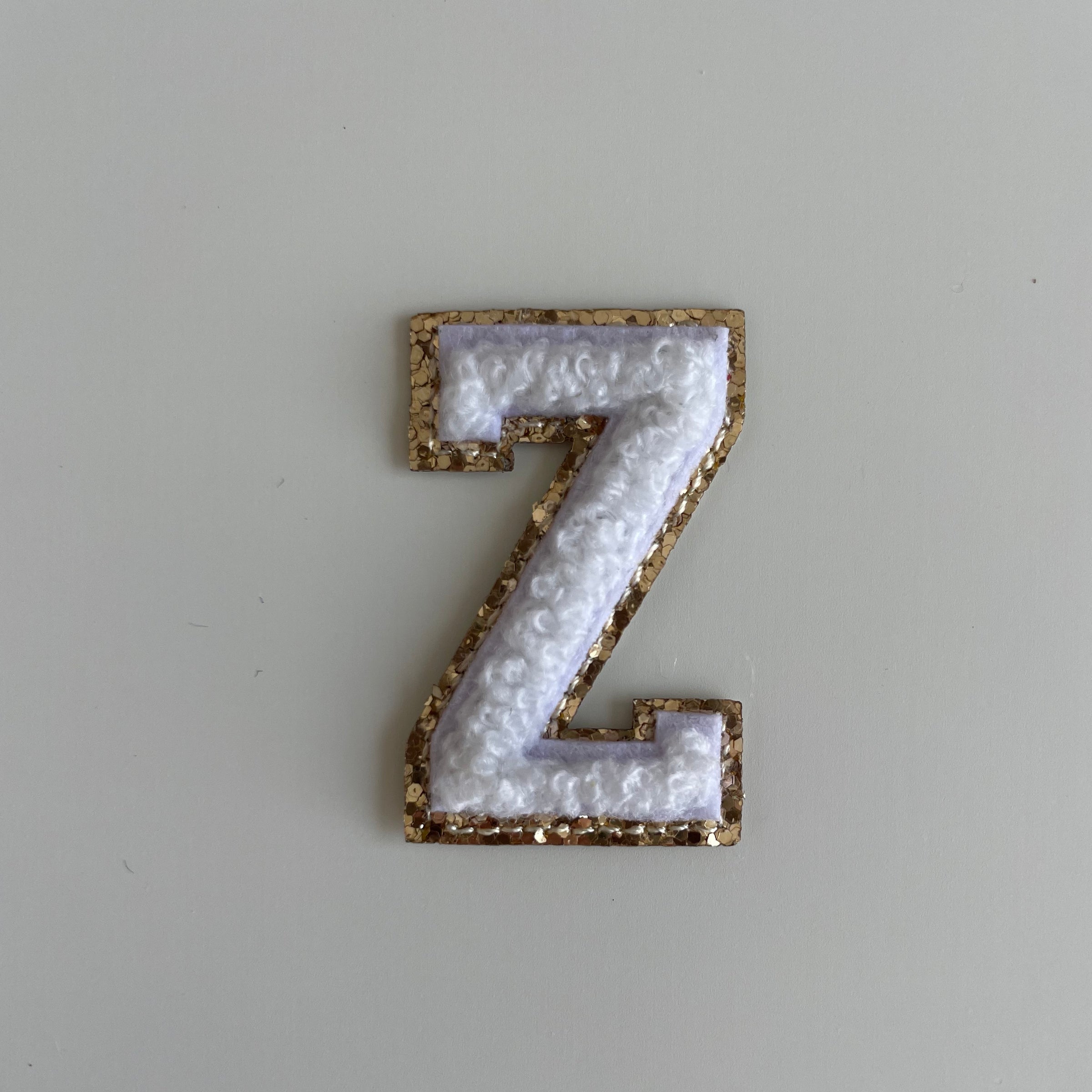 Micro Glitter Patch - White