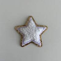 Micro Glitter Patch - White