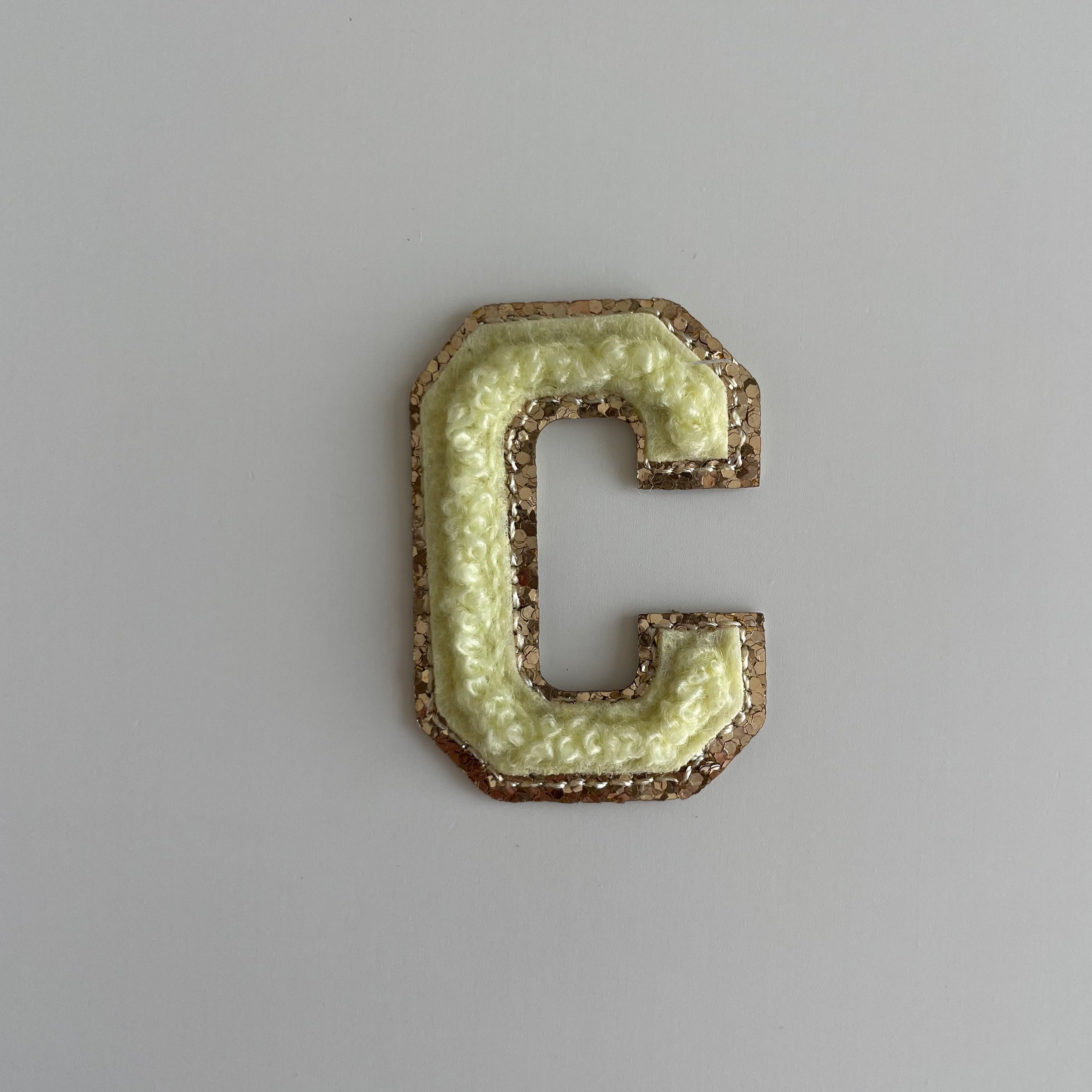 Micro Glitter Patch - Lemon