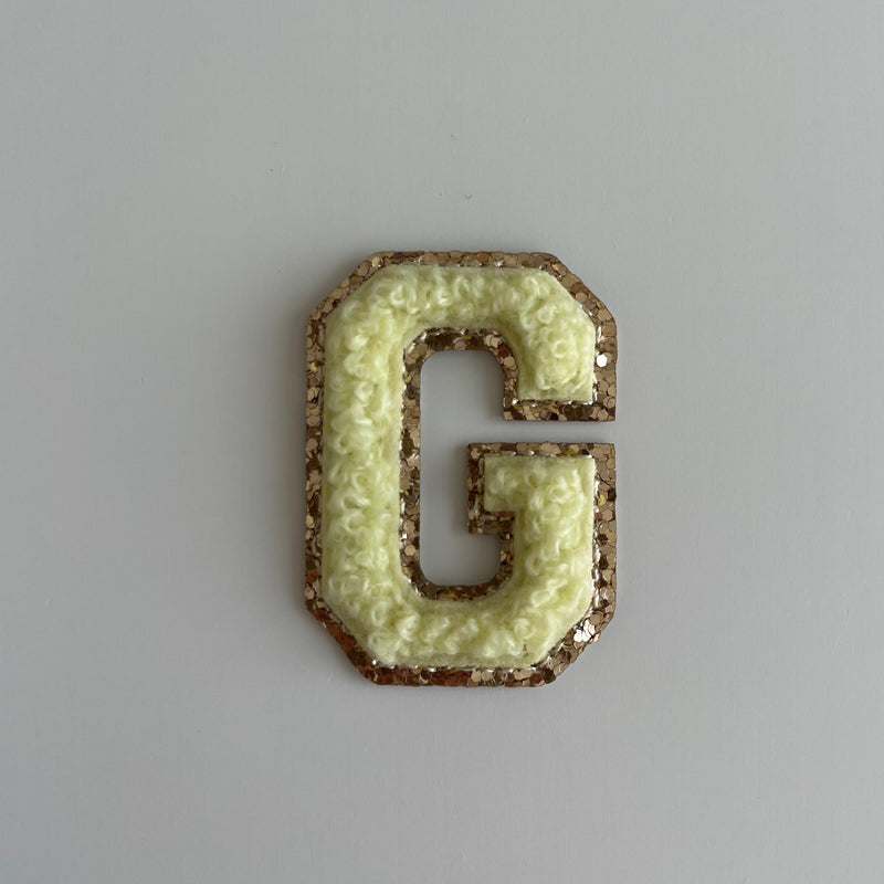 Micro Glitter Patch - Lemon