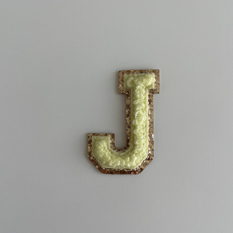 Micro Glitter Patch - Lemon