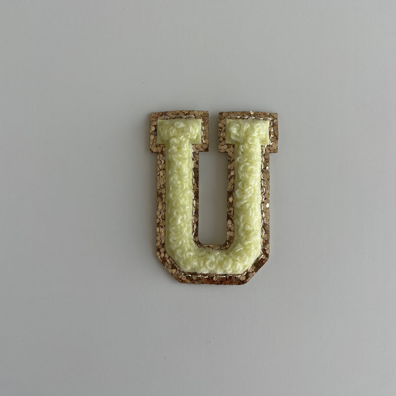 Micro Glitter Patch - Lemon