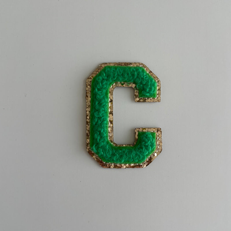 Micro Glitter Patch - Green