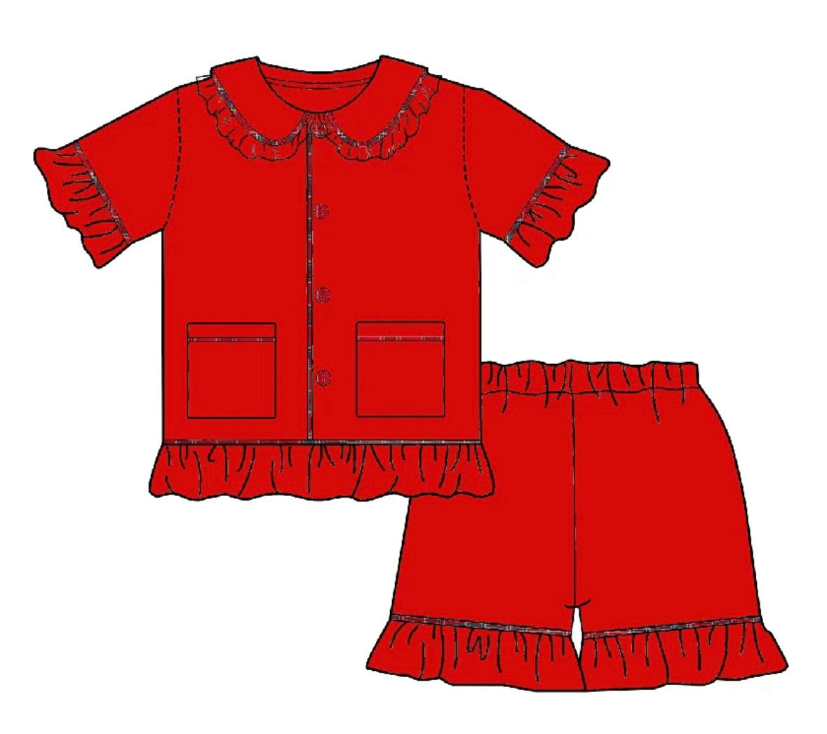 Touch of Tartan Girls Pjs