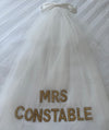 'I do' ivory veil