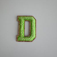 Varsity Glitter Patch - Matcha