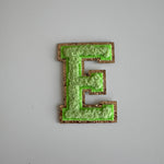 Varsity Glitter Patch - Matcha