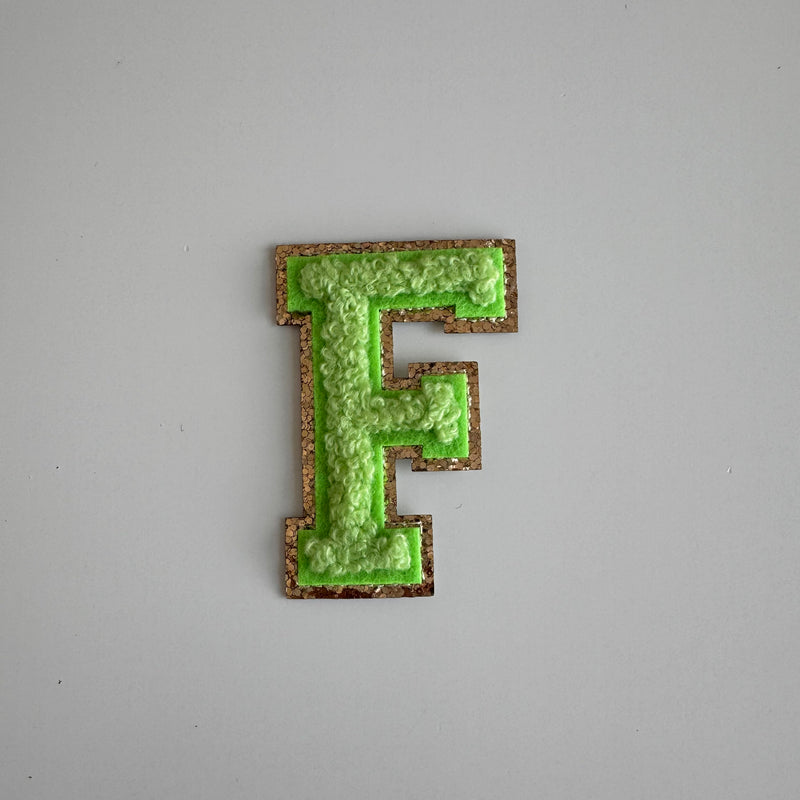 Varsity Glitter Patch - Matcha