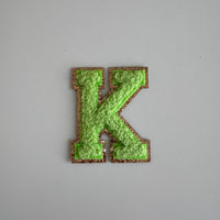 Varsity Glitter Patch - Matcha