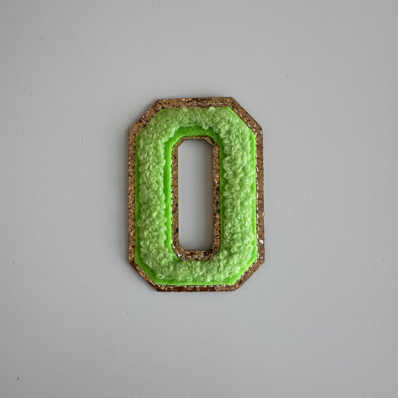 Varsity Glitter Patch - Matcha