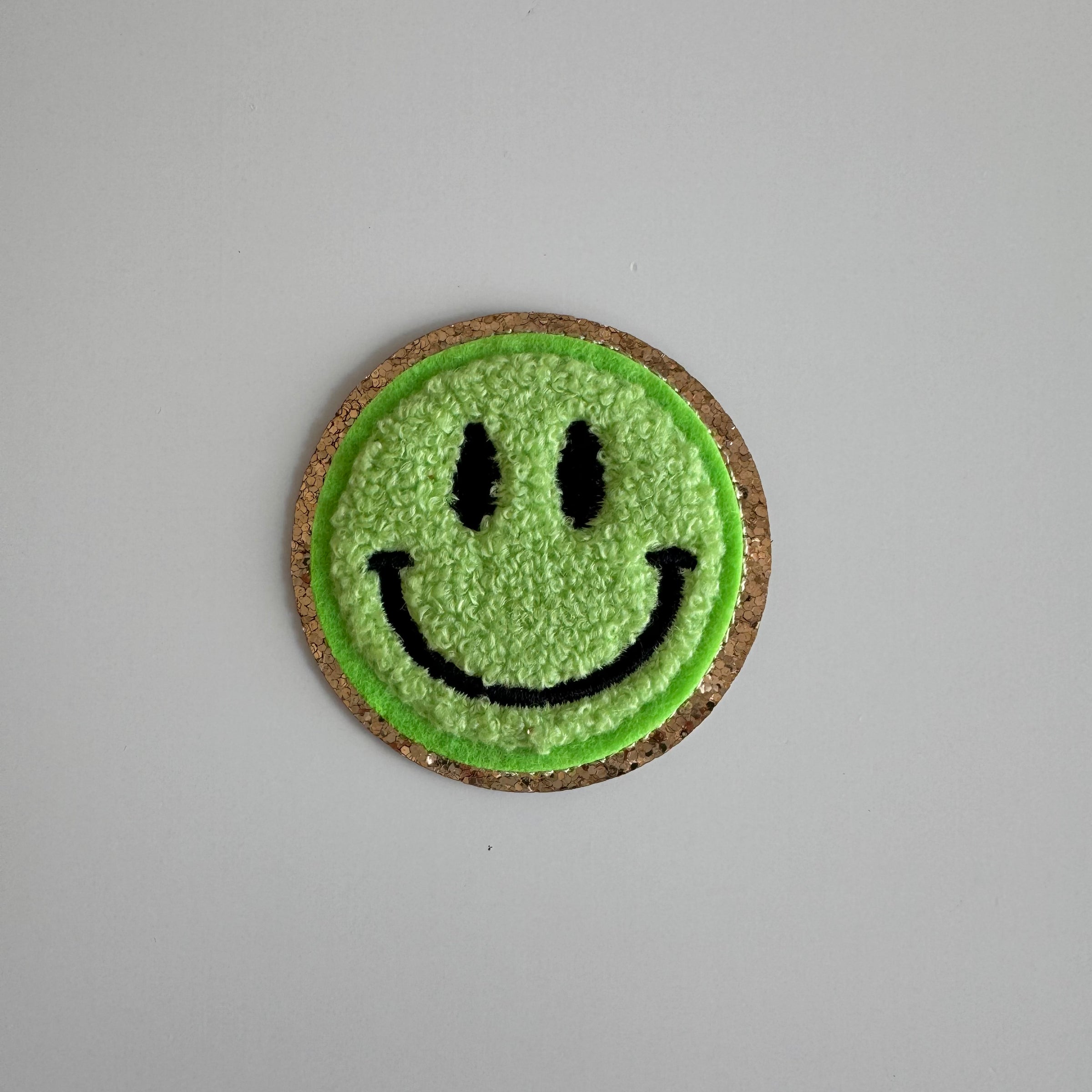 Varsity Glitter Patch - Matcha