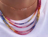 Rainbow Tennis Necklace & Bracelet
