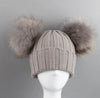 Double pom pom beanie