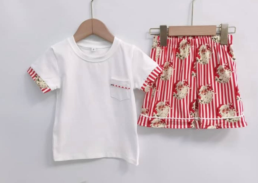 Boys Santa Shorties