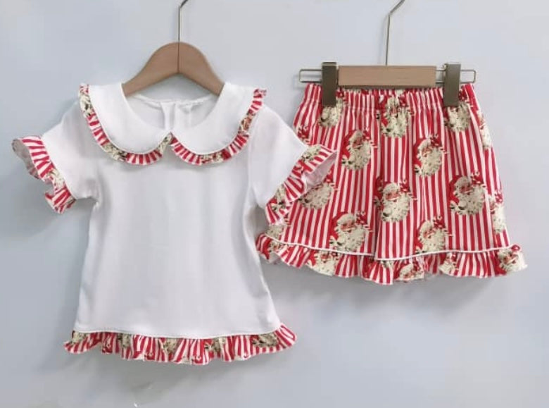 Girls Santa Shorties