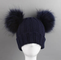 Double pom pom beanie