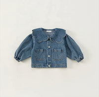 Sadie Scalloped Denim Jacket