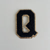 Varsity Glitter Patch - Black